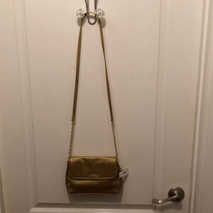 Liz Claiborne Elegant Gold Shoulder Bag